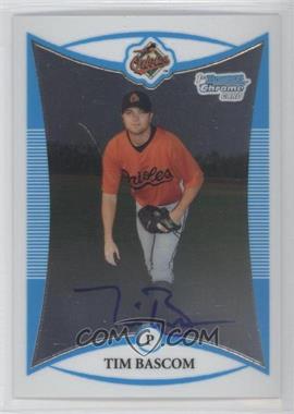 2008 Bowman Chrome - Prospects #BCP250 - Prospect Autographs - Tim Bascom