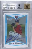 Prospect Autographs - Jordan Zimmermann [BGS 9 MINT]