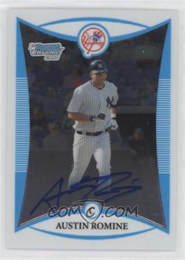 2008 Bowman Chrome - Prospects #BCP256 - Prospect Autographs - Austin Romine