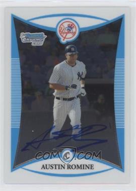 2008 Bowman Chrome - Prospects #BCP256 - Prospect Autographs - Austin Romine