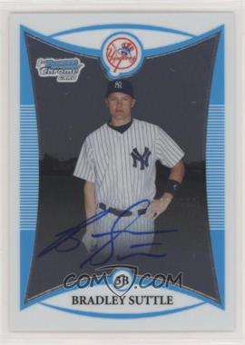 2008 Bowman Chrome - Prospects #BCP277 - Prospect Autographs - Bradley Suttle