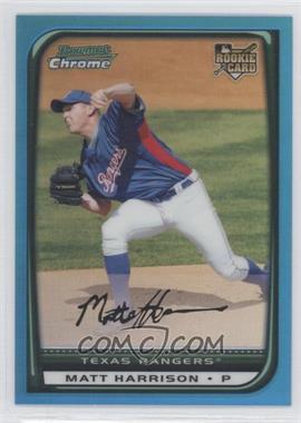 2008 Bowman Draft Picks & Prospects - [Base] - Chrome Blue Refractor #BDP20 - Matt Harrison /99