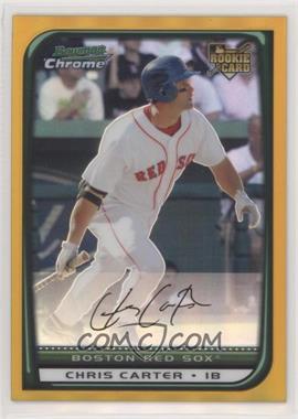 2008 Bowman Draft Picks & Prospects - [Base] - Chrome Gold Refractor #BDP12 - Chris Carter /50