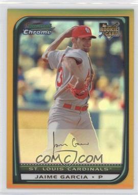 2008 Bowman Draft Picks & Prospects - [Base] - Chrome Gold Refractor #BDP17 - Jaime Garcia /50