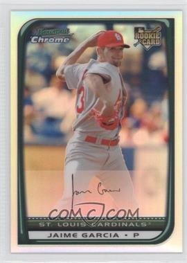 2008 Bowman Draft Picks & Prospects - [Base] - Chrome Refractor #BDP17 - Jaime Garcia