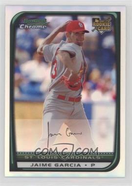 2008 Bowman Draft Picks & Prospects - [Base] - Chrome Refractor #BDP17 - Jaime Garcia