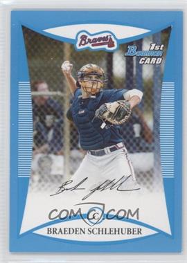 2008 Bowman Draft Picks & Prospects - Prospects - Blue #BDPP2 - Braeden Schlehuber /399