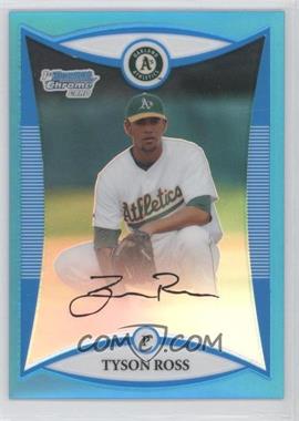 2008 Bowman Draft Picks & Prospects - Prospects - Chrome Blue Refractor #BDPP48 - Tyson Ross /99