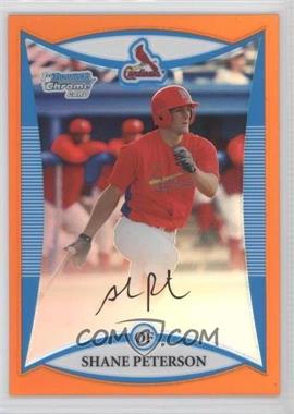 2008 Bowman Draft Picks & Prospects - Prospects - Chrome Orange Refractor #BDPP33 - Shane Peterson /25