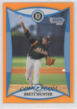 2008 Bowman Draft Picks & Prospects - Prospects - Chrome Orange Refractor #BDPP34 - Brett Hunter /25