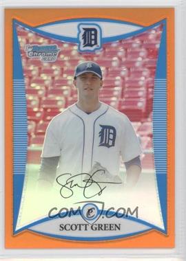 2008 Bowman Draft Picks & Prospects - Prospects - Chrome Orange Refractor #BDPP59 - Scott Green /25