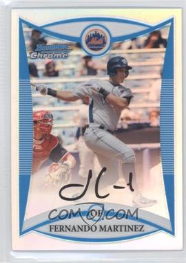 2008 Bowman Draft Picks & Prospects - Prospects - Chrome Refractor #BDPP101 - Fernando Martinez