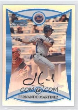 2008 Bowman Draft Picks & Prospects - Prospects - Chrome Refractor #BDPP101 - Fernando Martinez