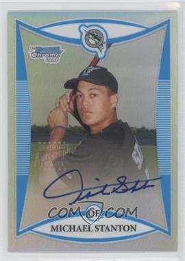 2008 Bowman Draft Picks & Prospects - Prospects - Chrome Refractor #BDPP115 - Michael Stanton /500