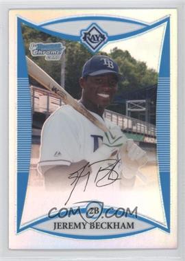 2008 Bowman Draft Picks & Prospects - Prospects - Chrome Refractor #BDPP23 - Jeremy Beckham