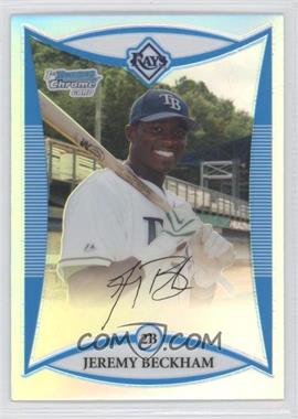 2008 Bowman Draft Picks & Prospects - Prospects - Chrome Refractor #BDPP23 - Jeremy Beckham