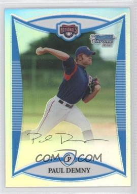 2008 Bowman Draft Picks & Prospects - Prospects - Chrome Refractor #BDPP38 - Paul Demny