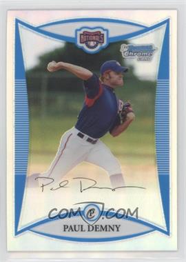 2008 Bowman Draft Picks & Prospects - Prospects - Chrome Refractor #BDPP38 - Paul Demny