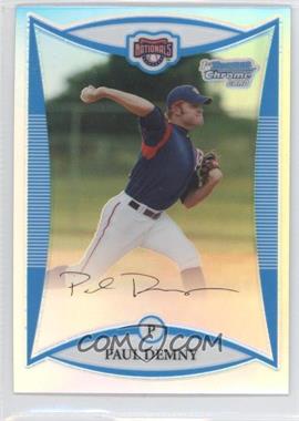 2008 Bowman Draft Picks & Prospects - Prospects - Chrome Refractor #BDPP38 - Paul Demny