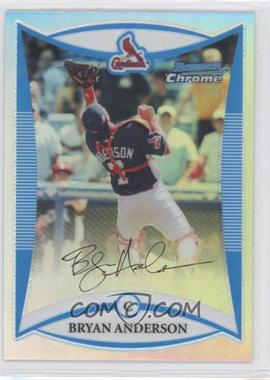 2008 Bowman Draft Picks & Prospects - Prospects - Chrome Refractor #BDPP96 - Bryan Anderson