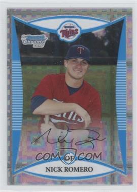 2008 Bowman Draft Picks & Prospects - Prospects - Chrome X-Fractor #BDPP26 - Nick Romero /199