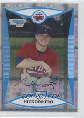 2008 Bowman Draft Picks & Prospects - Prospects - Chrome X-Fractor #BDPP26 - Nick Romero /199