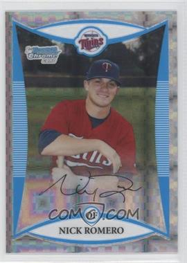 2008 Bowman Draft Picks & Prospects - Prospects - Chrome X-Fractor #BDPP26 - Nick Romero /199