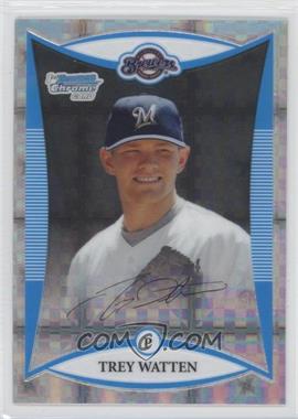 2008 Bowman Draft Picks & Prospects - Prospects - Chrome X-Fractor #BDPP27 - Trey Watten /199