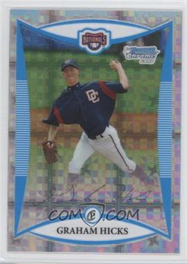 2008 Bowman Draft Picks & Prospects - Prospects - Chrome X-Fractor #BDPP32 - Graham Hicks /199