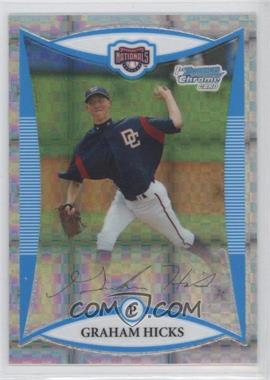 2008 Bowman Draft Picks & Prospects - Prospects - Chrome X-Fractor #BDPP32 - Graham Hicks /199