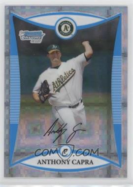 2008 Bowman Draft Picks & Prospects - Prospects - Chrome X-Fractor #BDPP56 - Anthony Capra /199