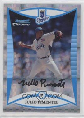 2008 Bowman Draft Picks & Prospects - Prospects - Chrome X-Fractor #BDPP74 - Julio Pimentel /199