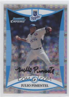 2008 Bowman Draft Picks & Prospects - Prospects - Chrome X-Fractor #BDPP74 - Julio Pimentel /199