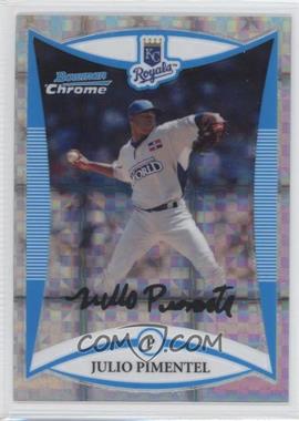 2008 Bowman Draft Picks & Prospects - Prospects - Chrome X-Fractor #BDPP74 - Julio Pimentel /199