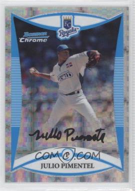 2008 Bowman Draft Picks & Prospects - Prospects - Chrome X-Fractor #BDPP74 - Julio Pimentel /199