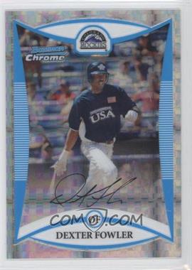 2008 Bowman Draft Picks & Prospects - Prospects - Chrome X-Fractor #BDPP75 - Dexter Fowler /199