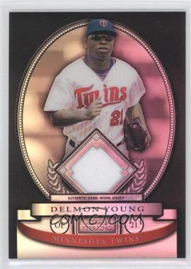 2008 Bowman Sterling - [Base] - Black Refractor #BS-DY - Delmon Young /25