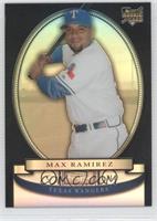 Max Ramirez (Holding Bat, White Jersey) #/25