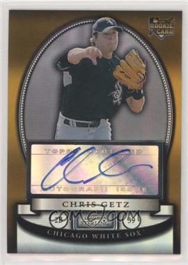 2008 Bowman Sterling - [Base] - Gold Refractor #BS-CG.1 - Chris Getz /50