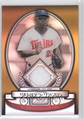 2008 Bowman Sterling - [Base] - Gold Refractor #BS-DY - Delmon Young /50
