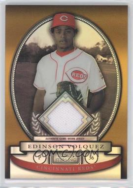 2008 Bowman Sterling - [Base] - Gold Refractor #BS-EV - Edinson Volquez /50