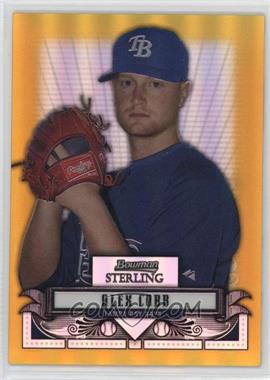 2008 Bowman Sterling - Prospects - Gold Refractor #BSP-AC.2 - Alex Cobb /50