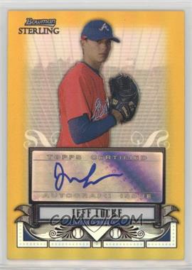 2008 Bowman Sterling - Prospects - Gold Refractor #BSP-JL - Jeff Locke /50