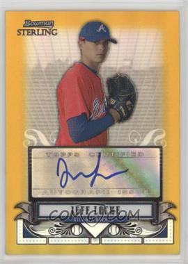 2008 Bowman Sterling - Prospects - Gold Refractor #BSP-JL - Jeff Locke /50