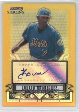 2008 Bowman Sterling - Prospects - Gold Refractor #BSP-JR - Javier Rodriguez /50