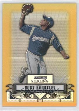 2008 Bowman Sterling - Prospects - Gold Refractor #BSP-MB - Michael Brantley /50