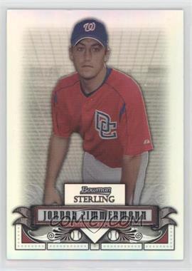 2008 Bowman Sterling - Prospects - Refractor #BSP-JZ - Jordan Zimmermann /199