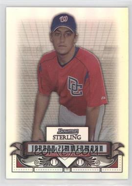 2008 Bowman Sterling - Prospects - Refractor #BSP-JZ - Jordan Zimmermann /199