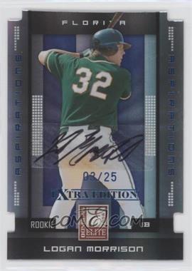 2008 Donruss Elite Extra Edition - [Base] - Aspirations Die-Cut Autographs #142 - Logan Morrison /25