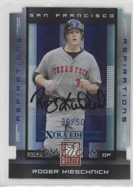 2008 Donruss Elite Extra Edition - [Base] - Aspirations Die-Cut Autographs #173 - Roger Kieschnick /50